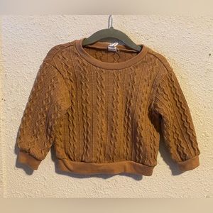 SHEIN Toddler Baby Boy Tan Sweater - 6-9 months - gently used - great for fall